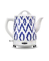 BELLA 14744 Electric Tea Kettle, 1.5 LITER, Blue Aztec
