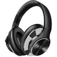 OneOdio Active Noise Cancelling Headphones Bluetooth 5.0 Over Ear Headphones with Mic and Hi-Fi Sound, 40H Playtime, Quick Charge, Lightweight Foldable Protein Earpads for Travel Work TV PC Cellphone