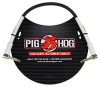Pig Hog PH1RR High Performance 8mm 1/4" Guitar Instrument Cable, 1 Foot