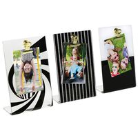 Polaroid Stylish Mini-Clipboard Frame Set for 2x3 Photoprints - 3 Designs Per Package - Compatible with HP Sprocket, Fuji Instax Mini 9, 26, 8, 7, LG, Prynt, LifePrint, Kodak Mini