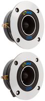 1" Car Audio Speaker Tweeter - 300 Watt High Power Super Titanium Tweeter System w/ 3.75 Inch Aluminum Bullet Horn, 2kHz-25 kHz Frequency, 98 dB, 4-8 Ohm, Heavy Duty 20 oz Magnet - Pyle PDBT19 (Pair)