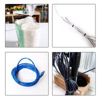 Cable Zip Ties 4"+6"+8"+12" Self Locking Nylon Cable Wire Tie Black for Home Office Garden Garage, Workshop