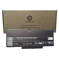 JIAZIJIA J60J5 Laptop Battery Compatible with Dell Latitude 14 7470 E7470 Latitude 12 7270 E7270 Series Notebook PDNM2 R1V85 451-BBSX 451-BBSY 451-BBSU MC34Y 242WD GG4FM Black 7.6V 55Wh 7080mAh