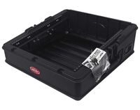 SKB Cases 1SKB-R100 Roto-molded 10U Top Mixer Rack, teel Threaded Rails, Hard Lid and Removable Back Door, (2) Carrying Handles