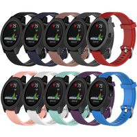 QGHXO Band for Garmin VivoActive 3, Soft Silicone Replacement Watch Band for Garmin VivoActive 3 / Garmin Vivoactive 3 Music/Garmin Forerunner 645 Music (No Tracker)