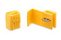 3M Scotchlok Electrical IDC 562-BOX, Double Run or Tap, Flame Retardant, Yellow, 12 AWG (solid/stranded), 10 AWG (stranded), 100 per pouch