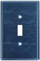 Leviton 84101 1-Gang Toggle Device Switch Wallplate, Oversized, Device Mount, Stainless Steel, 25-Pack