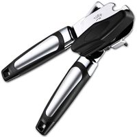 Can Opener Strongest Heaviest Duty, Best Jar Opener & Tin Opener, Manual Good Grips Anti-slip Hand Grip, Stainless Steel Sharp Blade, Ergonomic and Easy to Use, with Large Turn Knob