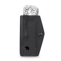 Clip & Carry Kydex Sheath Belt Clip Holster Holder Cover for LEATHERMAN SKELETOOL - Made in USA (Black)