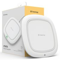 Caseology Padwell Qi-Certified Fast Wireless Charger - 10W for Android / 7.5W for iPhone - White