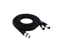 Audio2000'S tm ADC2035 Audio Cable with Dual Male to One XLR Female Connectors
