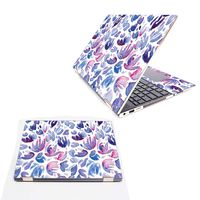 Mightyskins Skin Compatible with Hp Spectre X360 15.6" (2018) - Blue Petals | Protective, Durable, and Unique Vinyl Decal Wrap Cover | Easy to Apply, Remove, and Change Styles | Made in The USA
