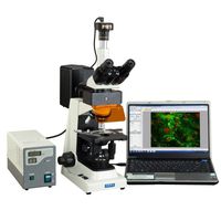 OMAX 40X-1600X Lab EPI-Fluorescence Trinocular Compound Microscope with 9MP USB Camera
