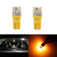 Replacement High Power T10 Wedge Amber Yellow 194 168 2825 175 W5W 194A LED Bulbs 3014 18 LED Lights Bulb Lamp for Front Side Marker light,Rear Side Marker Light,Interior Dome Light,License Plate ...