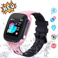 YIHOO Kids Waterproof Smartwatches Phone - LBS Tracker Locator Touch Screen Wrist Watch with Call Voice Chat Pedometer Alarm Clock for Boys Girls