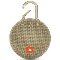 JBL Clip 3 Waterproof Portable Bluetooth Speaker - Sand