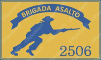 Brigada de Asalto 2506 Cuba Computer Tablet Decal Sticker 3x5 inches