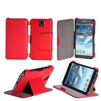 AceAbove Samsung Galaxy Note 3 Case - Protective Stand Case for Galaxy Note III [Red]