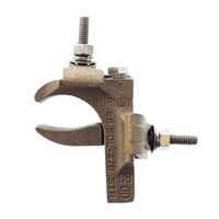 BURNDY GXP1828RF Raised Floor Ground Connector, 6 to 4/0 AWG Conductor, Copper