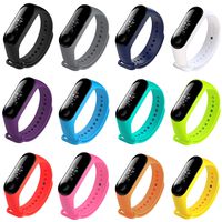 honecumi Colorful Strap Replacement for Xiaomi 3 Watch Band Wrist Strap Bracelet Adjustable Pattern Xiaomi Mi Band 3 Smartwatch Strap Bands for Men&Women-Xiaomi 3 Wrist Band-12 pcs
