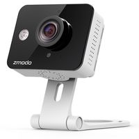 Zmodo ZM-SH75D001-WA 720p HD Mini WiFi Camera with Two-Way Audio and Remote Monitoring