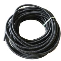 ESUPPORT Black 13mm Width Split Loom Wire Flexible Tubing Conduit Hose Cover Car 50M Length
