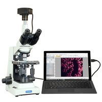 OMAX 40X-2000X USB3 18MP Plan Trinocular Darkfield Super Bright LED Lab Microscope for Live Blood