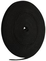 iMBAPrice Cable Fastening Tape - 0.75 inch Single Wrap Hook & Loop (75 feet) 25 Yards/Roll - Black