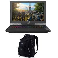 ASUS ROG G703GX-XS98K Premium Gaming Laptop (Intel i9-8950HK, 128GB RAM, 4TB PCIe SSD, 17.3" FHD (1920x1080), GeForce RTX 2080, Win10 Pro) VR Ready with MichaelElectronics2 Premium Backpack