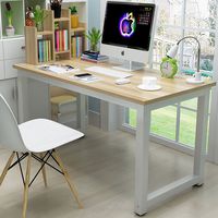 Carambola 44" Laptop Computer Desk PC Table Wood Workstation Study Writing Gaming Bench Home Office Furniture (44")