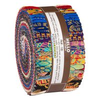 Treasures of Alexandria Multi Roll Up 40 2.5-inch Strips Jelly Roll Robert Kaufman Fabrics RU-865-40
