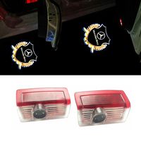 ZTMYZFSL 2 Pcs Car Logo Projection LED Projector Door Ghost Shadow Light Welcome Lamp Light