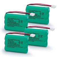 QBLPOWER 27910 Cordless Phone Battery Rechargeable Compatible with Vtech 89-1323-00-00 AT&T E1112 E2801 TL72108 Motorola SD-7501 RadioShack 23-959 Cordless Handsets 3.6V(Pack of 4)