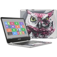 MightySkins Skin Compatible with Samsung Chromebook Plus 12.3"(2017 - Owl Wink | Protective, Durable, and Unique Vinyl Decal wrap Cover | Easy to Apply, Remove, and Change Styles | Made in The USA