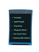 LCD Writing Tablet 8.5 inch Electronic Smart Writer Stylus Paperless Writing Pad Replaceable Battery - One Button Quick Erase - Great for Kids and Adults (Magnetic Back)