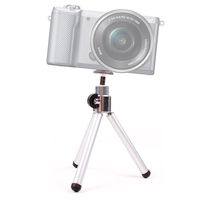 DURAGADGET Aluminium Tripod w/Sturdy Collapsible Legs - Suitable for Use with Sony Alpha 5000 | a6000 | a7/a7r | DSC-H400/HX60V | DSC-HX50 | DSC-HX60/HX400V | NEX-5T | NEX-6L | RX100 II & DSC-RX100M2