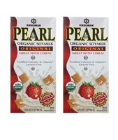 Kikkoman Pearl Organic Soymilk Original (2 Pack, Total of 64fl.oz)