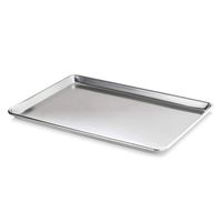 New Star Foodservice 36893 Commercial 18-Gauge Aluminum Sheet Pan, 15 x 21 x 1 inch (Two Thirds size)