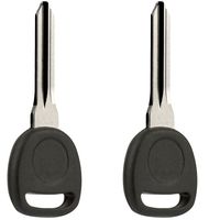 Uncut Transponder Ignition Key fits B111-PT Circle Plus Buick / Cadillac / Chevy / GMC / Hummer / Pontiac / Saturn / Suzuki, Set of 2
