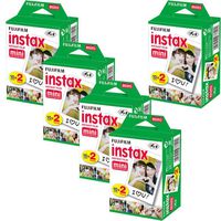 100 Prints Fujifilm instax Mini Film for Fuji 25 50s 7s, 8, 90 & 300 Mini Camera