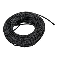 uxcell PET Expandable Braided Sleeving, 1/8-inch 46ft Braided Cable Sleeve, Black