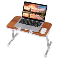 Utaxo Laptop Desk for Bed, Adjustable Computer Tray for Bed, Foldable Bed Desk for Laptop and Writing in Sofa and Couch