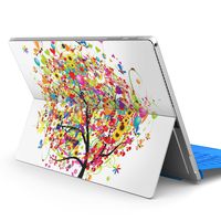 igsticker Ultra Thin Premium Protective Back Stickers Skins Universal Tablet Decal Cover for Microsoft Surface Pro 4/ Pro 2017/ Pro 6(2018) 002760 Illustration　Colorful