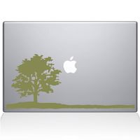 The Decal Guru Lone Tree MacBook Decal Vinyl Sticker - 12" MacBook - Gold (1118-MAC-12M-G)