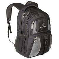 Exos Backpack, (Laptop, Travel, School or Business) Urban Commuter (Black/Grey)