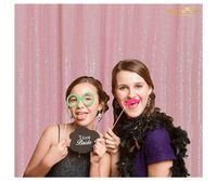 Glitter Backdrop 8FTx6FT Pink Shimmer Sequin Fabric Photography Backdrop Sequin Photo Backdrop