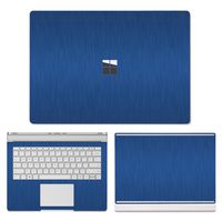 SopiGuard Microsoft Surface Book 2 (15") Carbon Fiber Precision Edge-to-Edge Coverage Easy-to-Apply Vinyl Skin Sticker Wrap (Brushed Blue)
