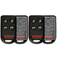 KeylessOption Just the Case Keyless Entry Remote Key Fob Shell, Pack of 2