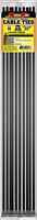 Pro Tie RN22SHD10 22-Inch Natural Nylon Releasable Super Heavy Duty Cable Ties, 10-Pack