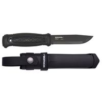 Morakniv Garberg Full Tang Fixed Blade Knife with Carbon Steel Blade, 4.3-Inch, MOLLE Multi Mount System